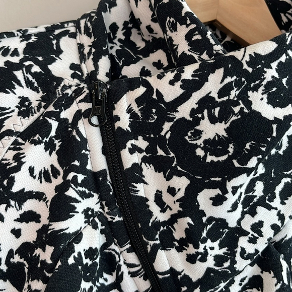 Lululemon Sz 4 Cozy Cuddle Jacket Fleur Sombrero Black‎ Floral Full Zip - Picture 3 of 5